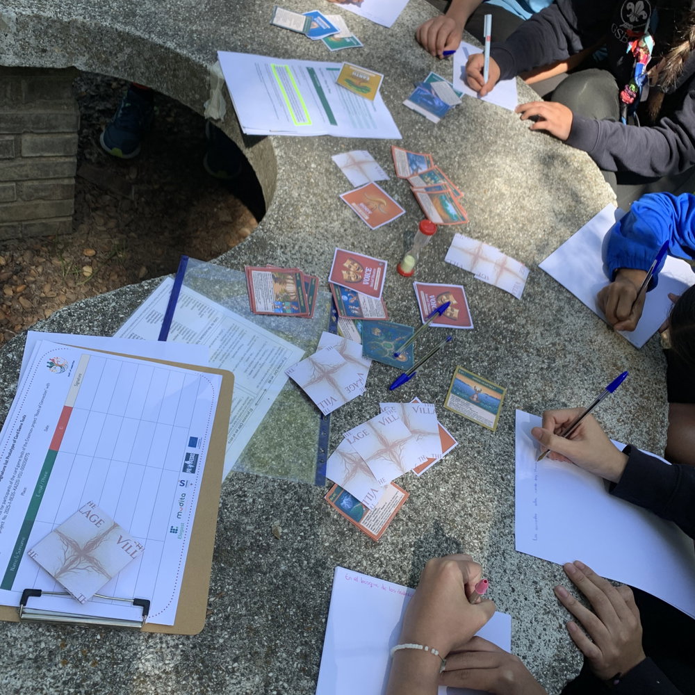 La semana pasada Alicia estuvo probando la idea inicial del juego…